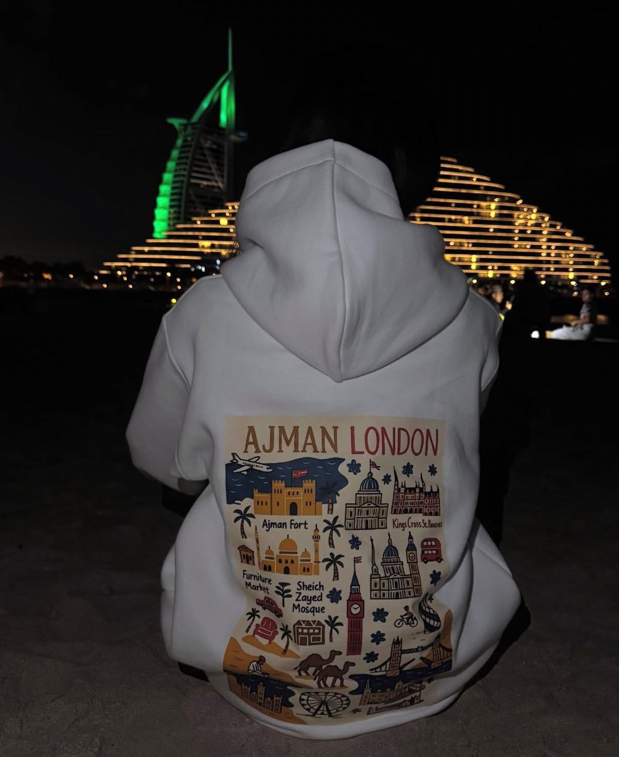 Lost in Ajman & London Hoodie - Unisex