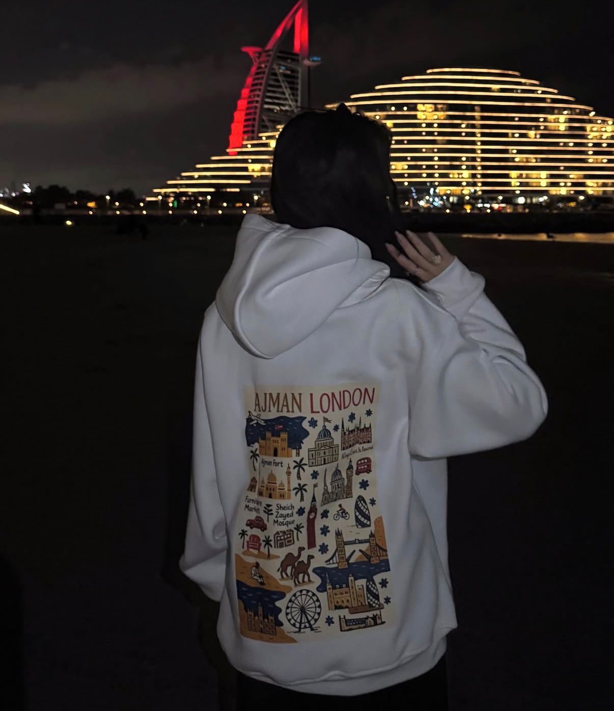 Lost in Ajman & London Hoodie - Unisex