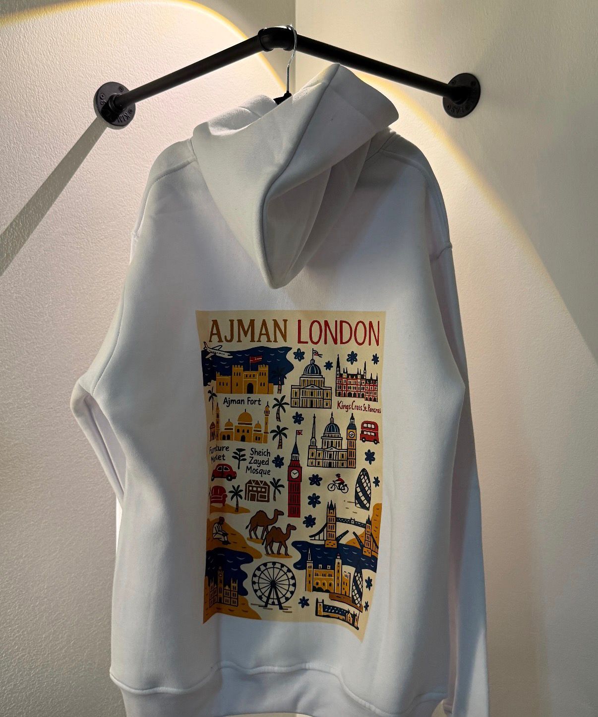 Lost in Ajman & London Hoodie - Unisex