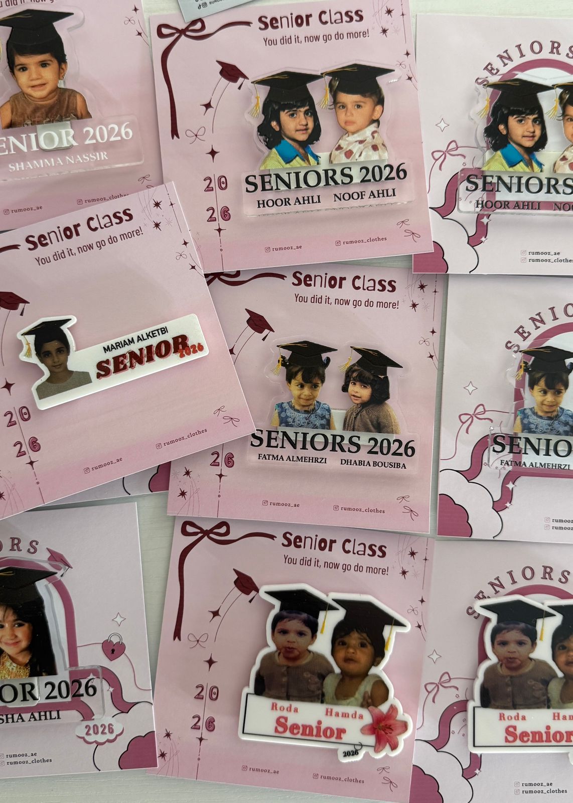 Custom Brooches (Seniors & Juniors)