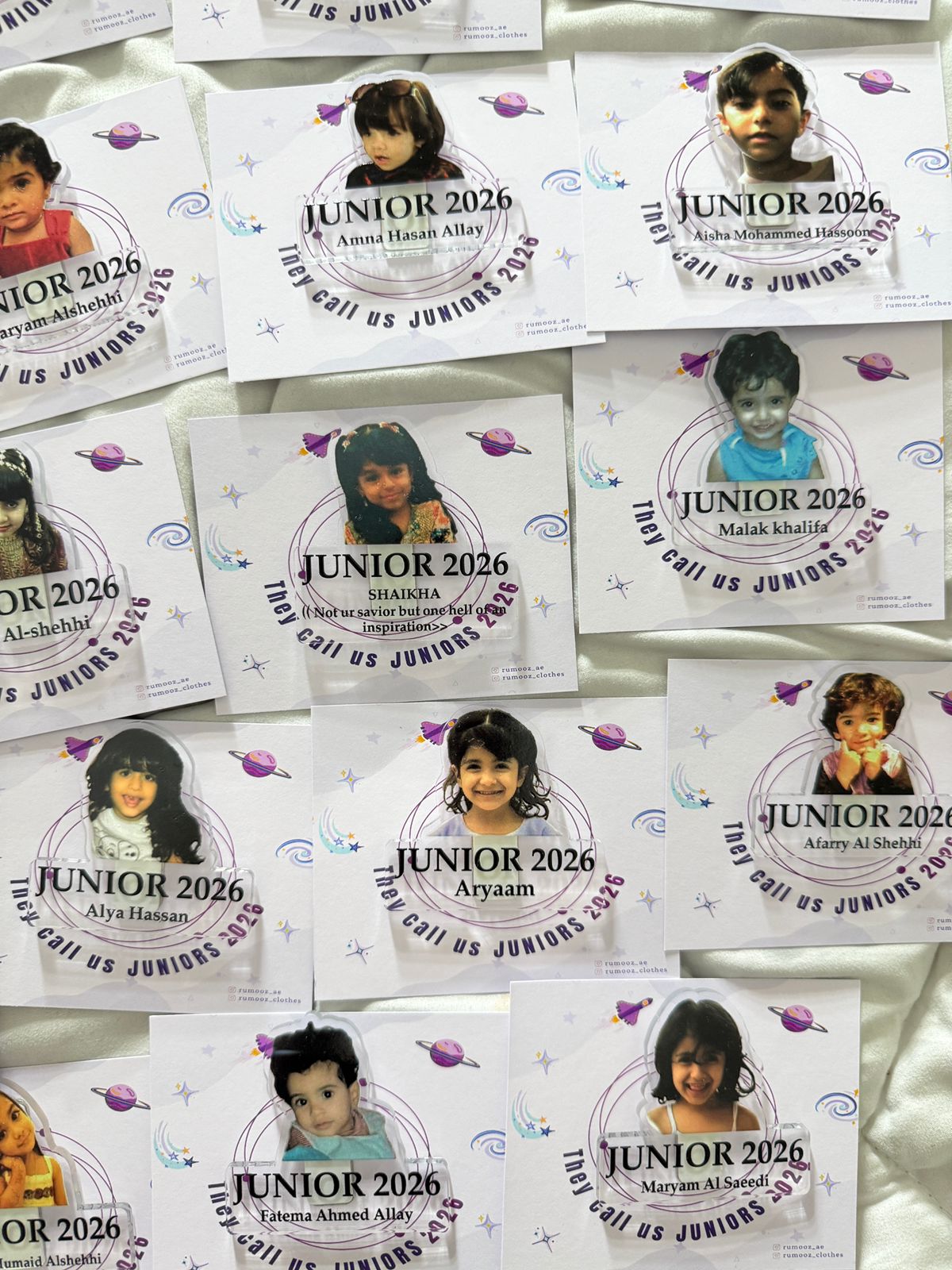 Custom Brooches (Seniors & Juniors)