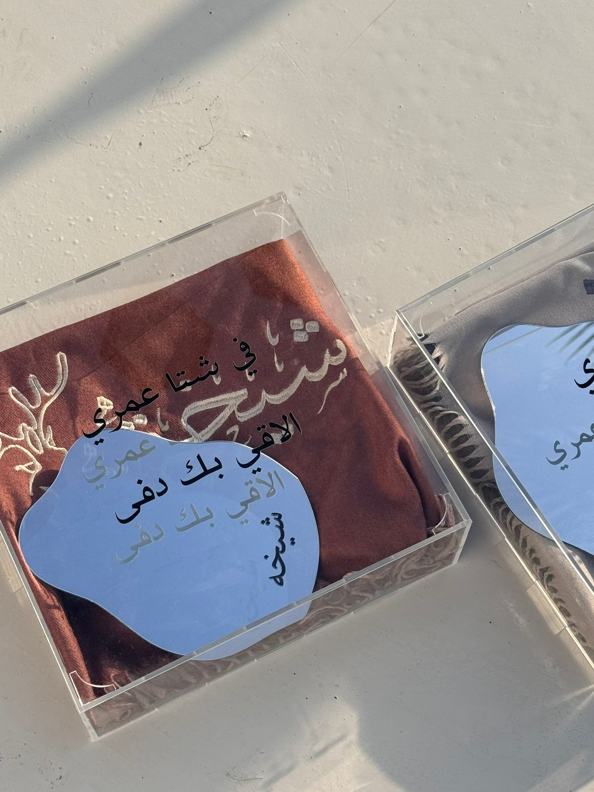 Mirror Box with Shawl