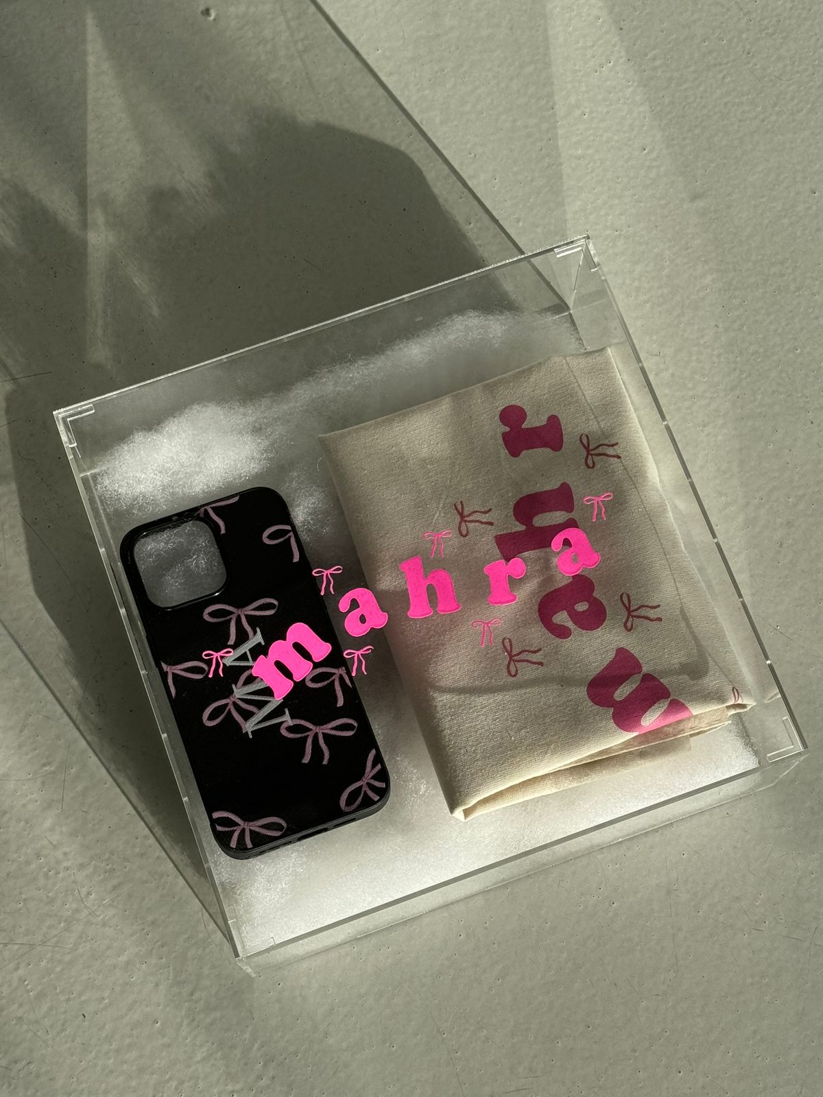 Tote Bag Box with Phone Case